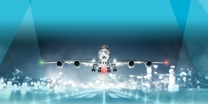 Abrasion Resistant Glass Lenses for Exterior Aircraft Lighting