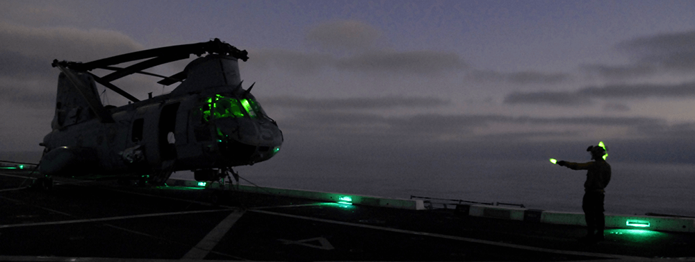 Helicopter Night vision goggles LEDs