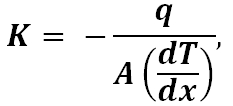 Thermal Conductivity equation