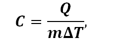 Specific Heat Equation